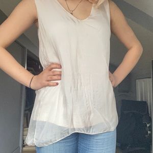 Baby Pink Silk Blouse